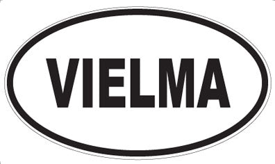 VIELMA - Oval Sticker