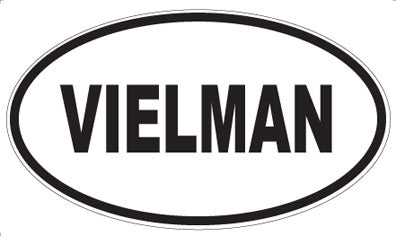 VIELMAN - Oval Sticker