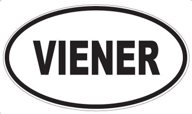 VIENER - Oval Sticker