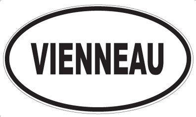 VIENNEAU - Oval Sticker
