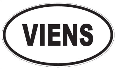 VIENS - Oval Sticker