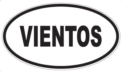 VIENTOS - Oval Sticker