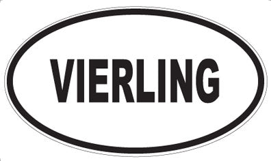 VIERLING - Oval Sticker