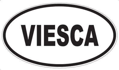 VIESCA - Oval Sticker
