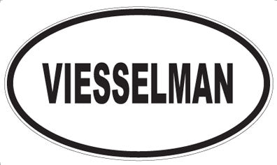 VIESSELMAN - Oval Sticker