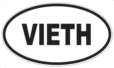 VIETH - Oval Sticker