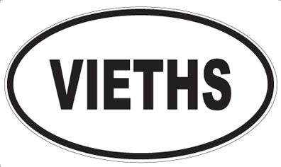 VIETHS - Oval Sticker