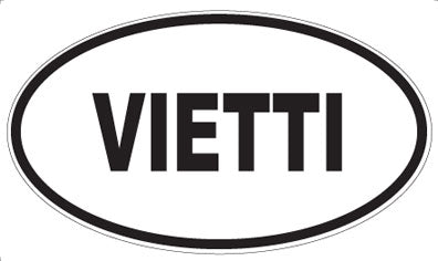 VIETTI - Oval Sticker
