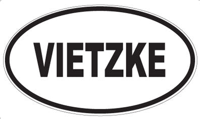 VIETZKE - Oval Sticker