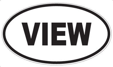 VIEW - Oval Magnet
