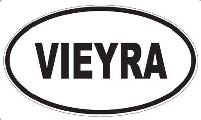 VIEYRA - Oval Sticker