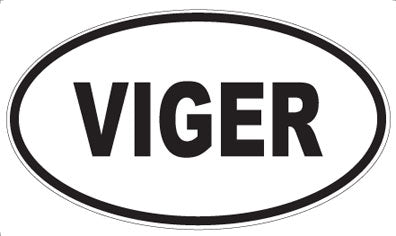 VIGER - Oval Sticker