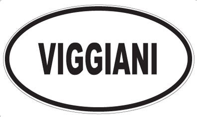 VIGGIANI - Oval Sticker