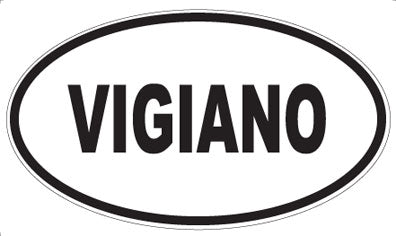 VIGIANO - Oval Sticker