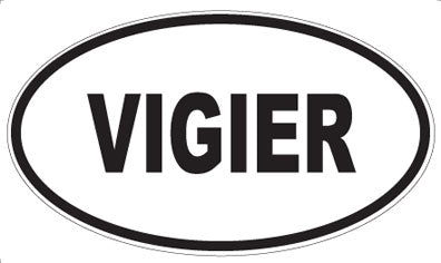 VIGIER - Oval Sticker