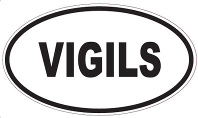 VIGILS - Oval Sticker