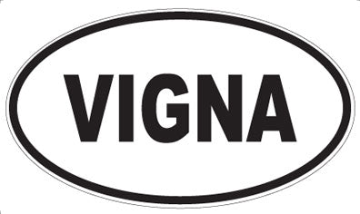 VIGNA - Oval Sticker