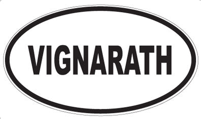 VIGNARATH - Oval Sticker