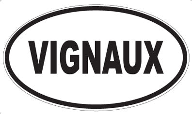 VIGNAUX - Oval Sticker