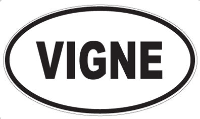 VIGNE - Oval Sticker