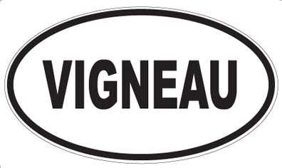 VIGNEAU - Oval Sticker