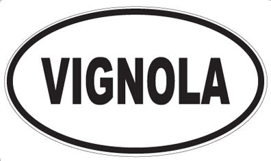 VIGNOLA - Oval Sticker