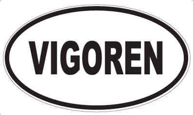 VIGOREN - Oval Sticker