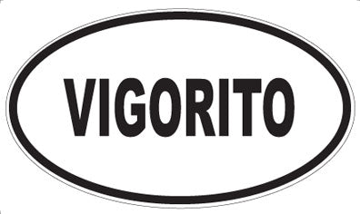 VIGORITO - Oval Sticker