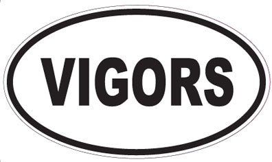 VIGORS - Oval Sticker