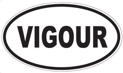 VIGOUR - Oval Sticker