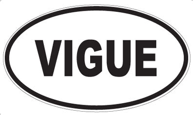 VIGUE - Oval Sticker