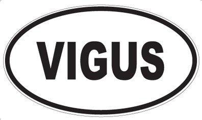 VIGUS - Oval Sticker