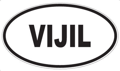 VIJIL - Oval Sticker