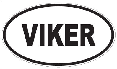 VIKER - Oval Sticker