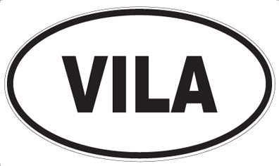 VILA - Oval Sticker