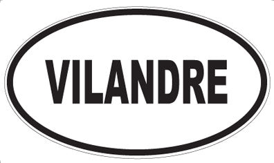 VILANDRE - Oval Sticker