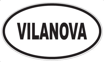 VILANOVA - Oval Sticker