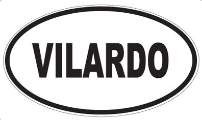 VILARDO - Oval Sticker