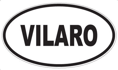 VILARO - Oval Sticker