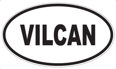 VILCAN - Oval Sticker
