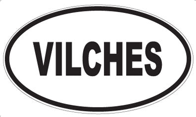 VILCHES - Oval Sticker