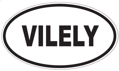 VILELY - Oval Sticker