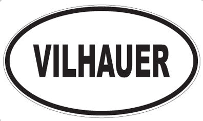 VILHAUER - Oval Sticker