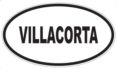 VILLACORTA - Oval Sticker