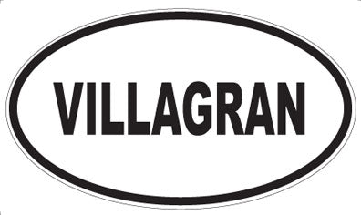 VILLAGRAN - Oval Sticker