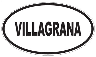 VILLAGRANA - Oval Sticker