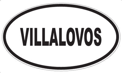 VILLALOVOS - Oval Magnet