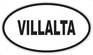 VILLALTA - Oval Sticker