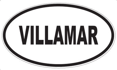 VILLAMAR - Oval Sticker