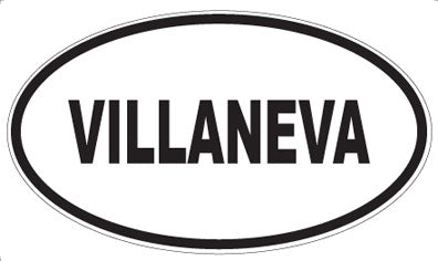 VILLANEVA - Oval Sticker